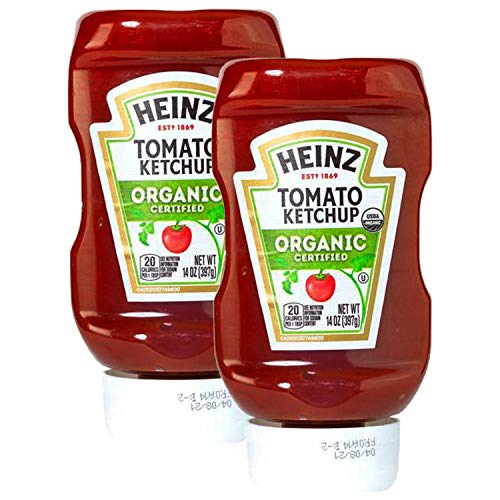 Image of Heinz Tomato Ketchup Organic Certified, 14 oz / 397 g, 2 Pack