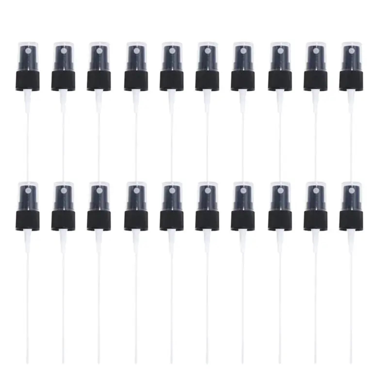LCANALLYMS Spray bottle nozzle, Spray Bottle Nozzle 100pcs Tops Fine Mist Heads Perfume Sprayer Replacement Refillable Bottles Accessories For Travel For Various(Black)