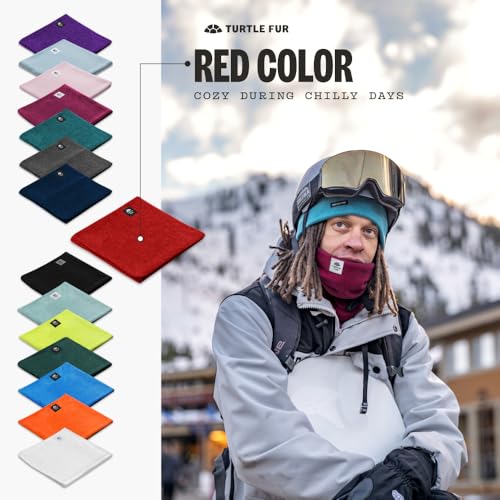 Image of Turtle Fur Double-Layer Neck Warmer - Ultra-Soft, Stretchy Chelonia 150 Fleece Neck Gaiter Made with 100% Recycled Polyester