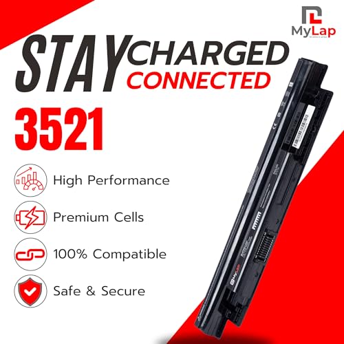 Mylap Battery for Dell Inspiron 15 3000 Series 15-3542 15-3543 15-3541 15-3531 15-3537 15-3521 15R-5537 15R-5521 17-3737 17-3721 17R-5737 14-3421... - Image 3