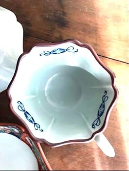 Amazon.co.jp: 有田焼 未峰窯 コーヒーカップ&ソーサー 三客