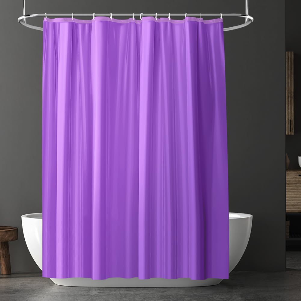 URAQT Cortina de Ducha 180 X 180cm, Cortinas de Baño Antimoho con 12 Anillos PEVA, Cortinas Ducha, Cortina Baño, Cortina de Ducha Antimoho, Cortina de Ducha Plegable