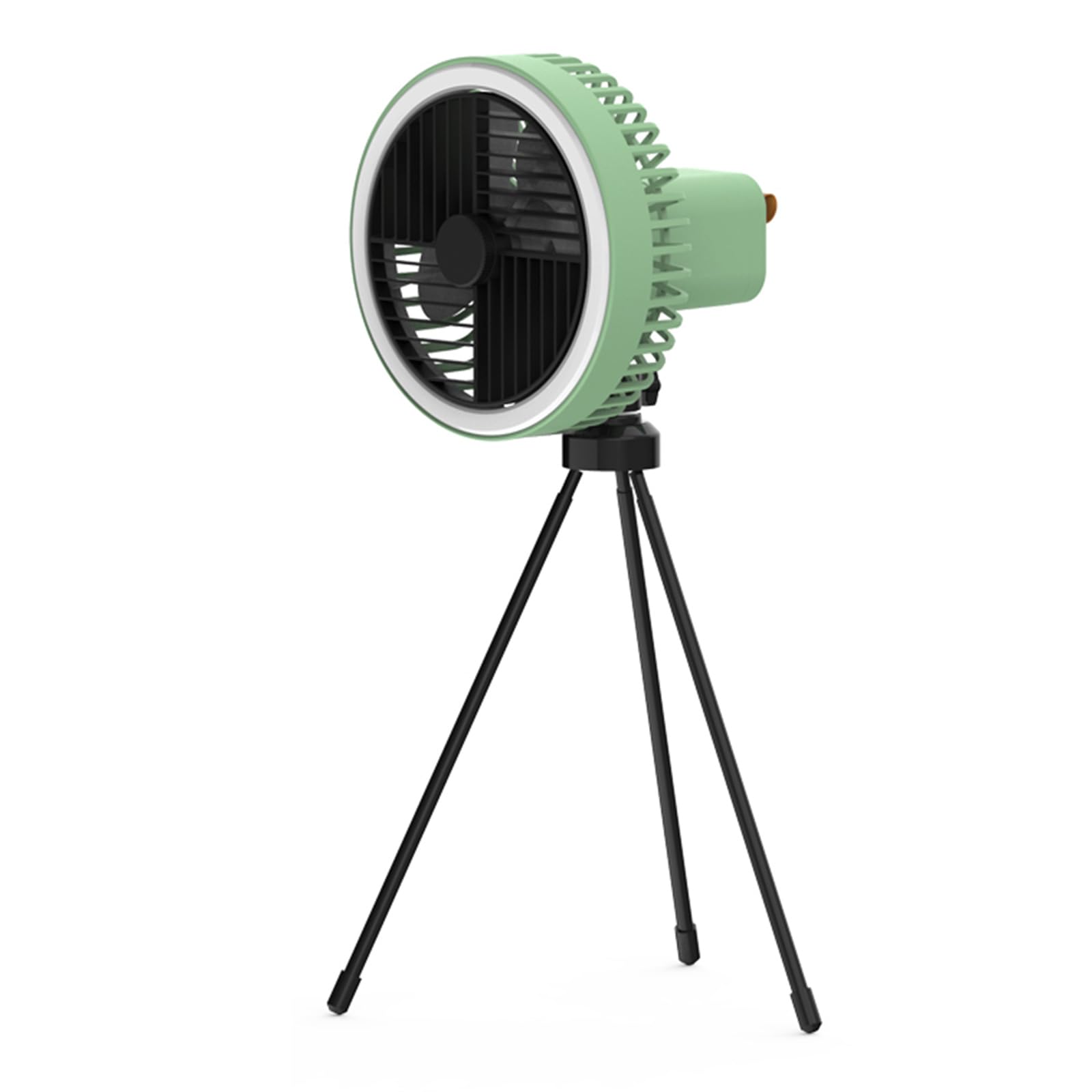 Ventilador de aire portátil USB con lámpara para escritorio y hogar