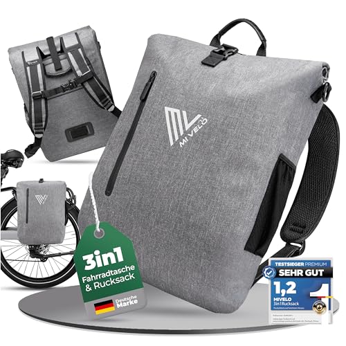 MIVELO - 3in1 Fahrradtasche für Gepäckträger,...