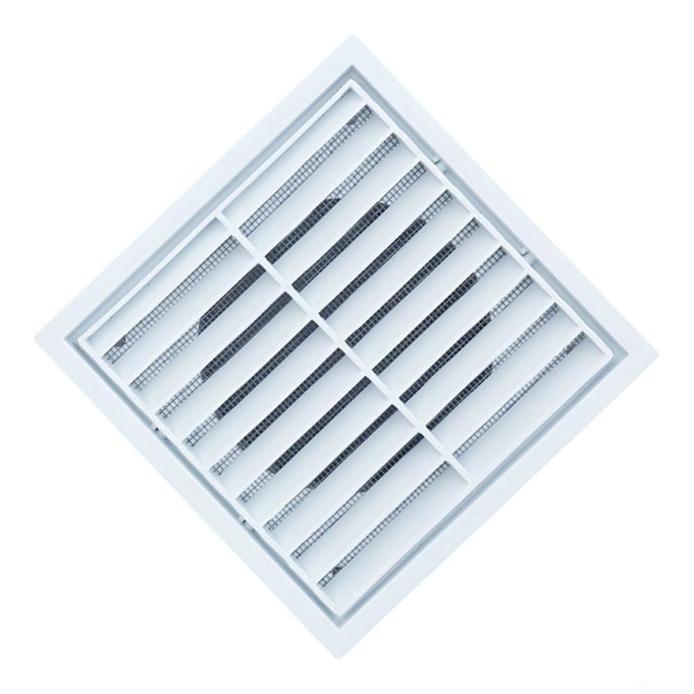 Cubierta de ventilación de plástico ABS para pantalla de metal desmontable, rejilla impermeable para escape de cocina y baño, salida de aire de techo de pared de 4/5/6/8 pulgadas (200)