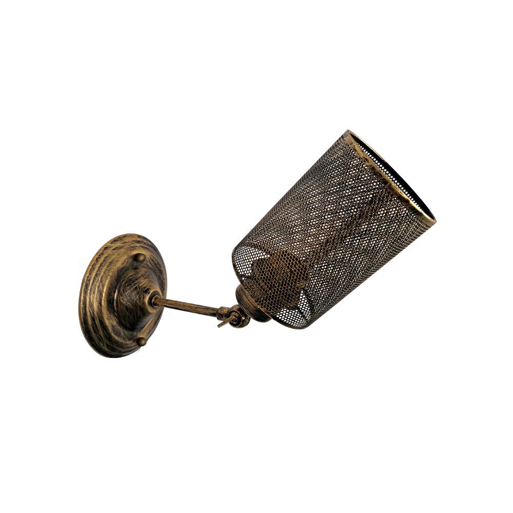 Zestaw 2 lamp ściennych z bateriami w stylu industrialnym w stylu rustykalnym, bezprzewodowym, z możliwością wielokrotnego ładowania, ściemniania, do sypialni, stolika nocnego lub zagłówka