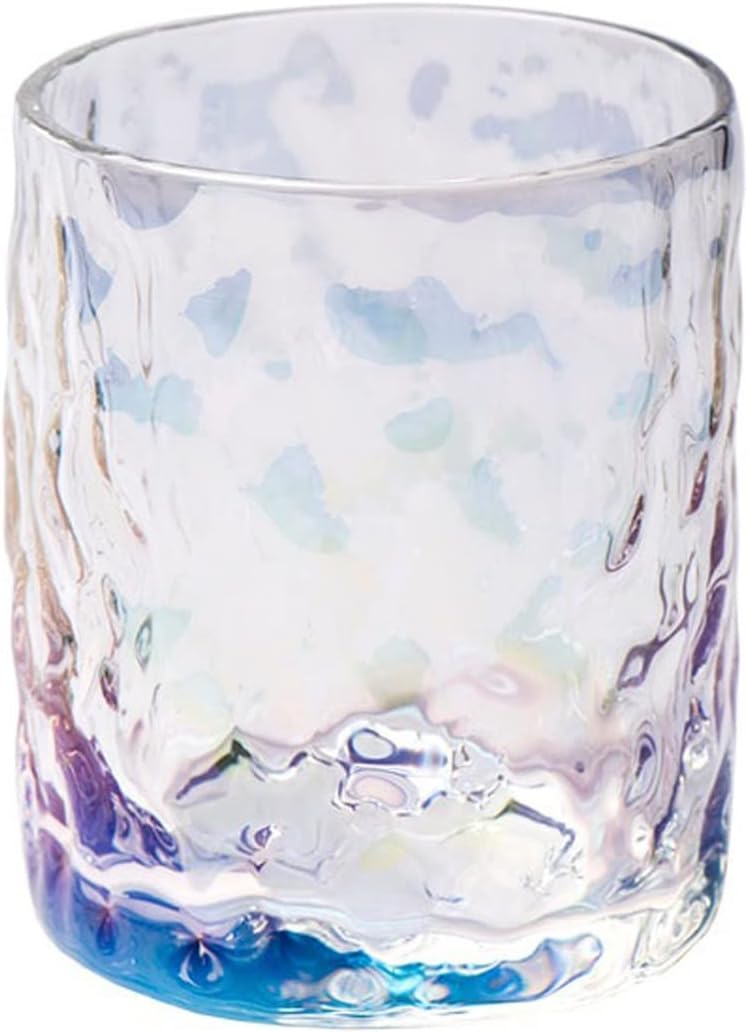 Glass Cups Household Drinking Glasses Cocktail Glass Modern Transparent Wine Glasses Drinking Cups Office Desktop Drinkware Drinking Glasses (Color : E)