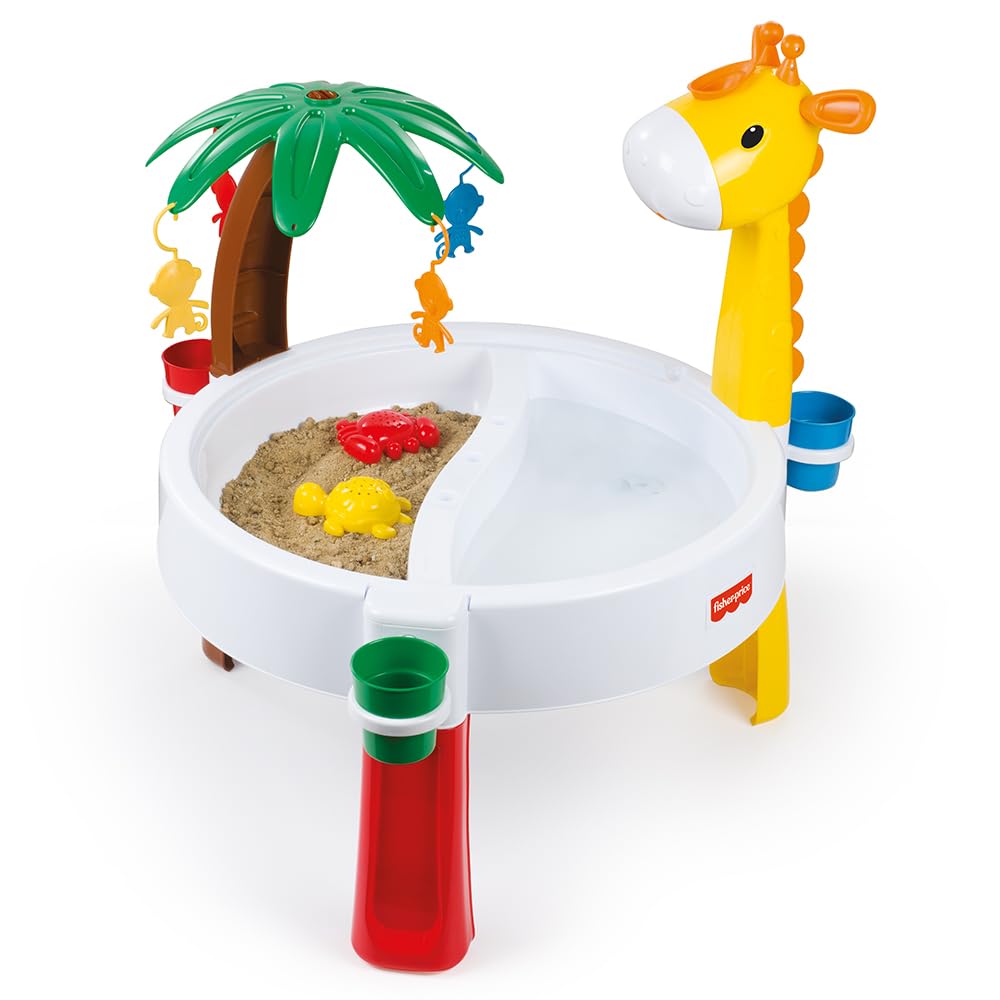 Gefüllter Fisher Price Spielzeug Wasser und Sand Aktivitätstisch