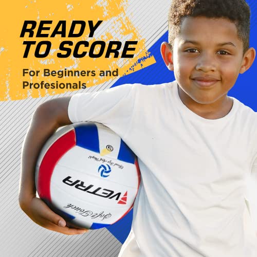 image for VETRA Indoor Outdoor Volleyball – Official Size 5 Soft Touch Volleyb