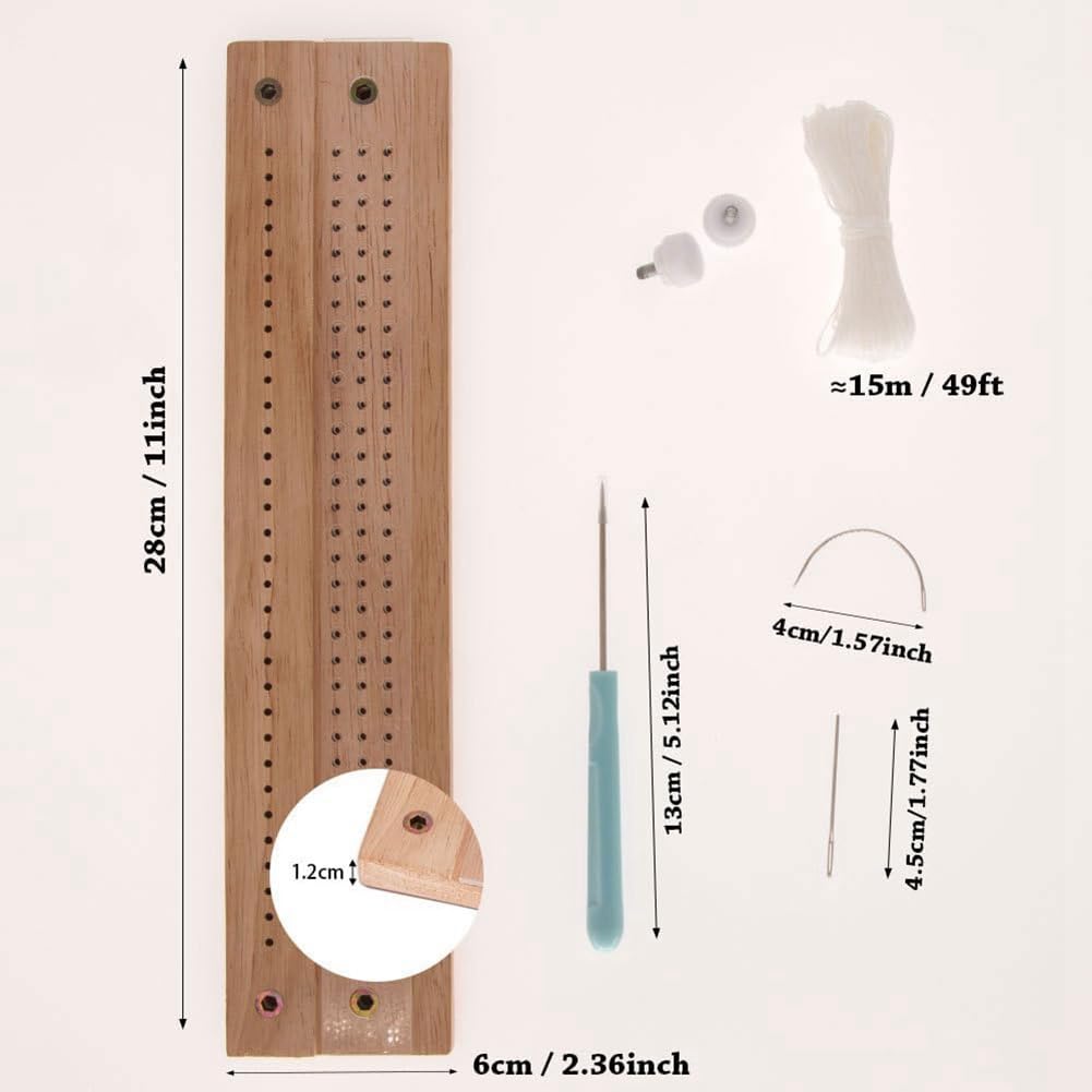 Set per rilegatura di libri, parti per diari spazzatura, accessori per rilegatura con ago dritto e curvo