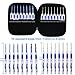 KOKNIT Professional DIY Crochet Set, 16 PCS Ergonomic Yarn Knitting Needles Kit with Luxurious Cas, Best Gift for Women