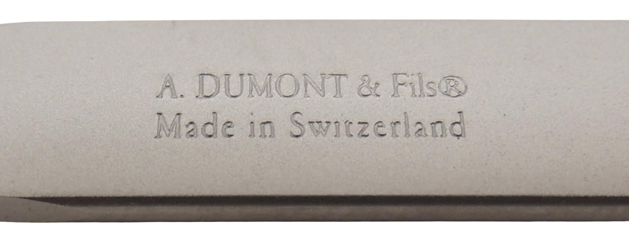 Pinzas de precisión Dumont para relojería, joyería y micromecánica de precisión - Puntas Delrin blanco - Antimagnético (D17)