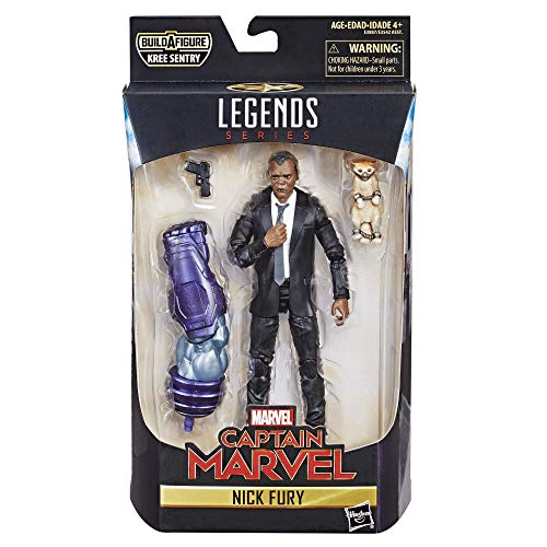 Marvel Captain Marvel 6-Inch Legends Nick Fury Figure For Collectors, Kids, & Fans #TOP1