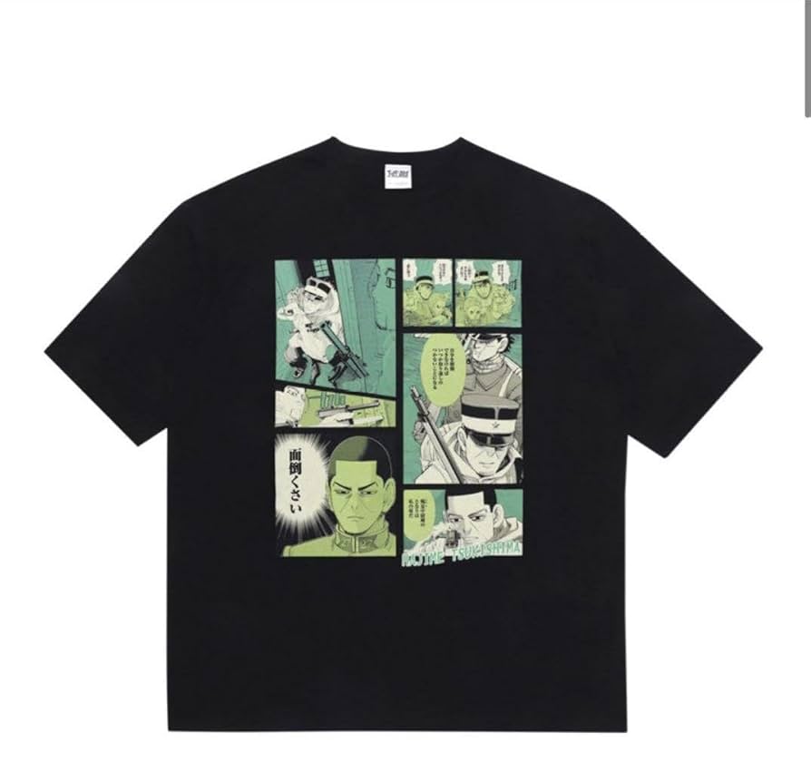 Amazon.co.jp: ゴールデンカムイ ビッグシルエットTシャツ