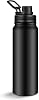 Originals Vacuum-Insulated Stainless-Steel Water Bottle 27oz - Wide Mouth Straw Lid Travel Mug - Keep Ice ColdHot Beverage Effectively Double Walled Flask Black