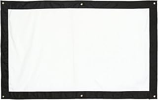 Tela de projetor, tela de projeção dobrável portátil de 16:9 a 150 polegadas, tela de projeção de 16:9, cortina de projeção para home theater, cinema em ambientes internos e externos (150 polegadas)