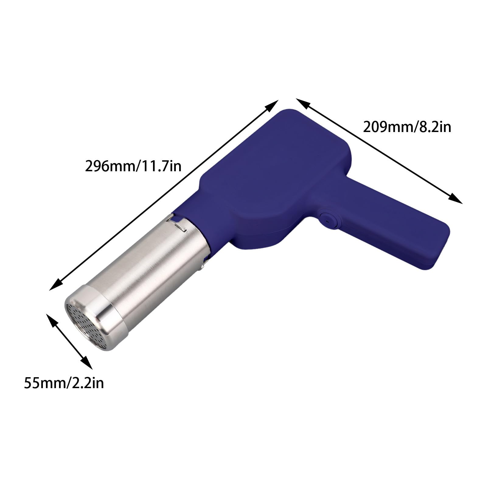 Máquina para Hacer Pasta Eléctrica Máquina para Hacer Fideos Automática e Inalámbrica de 40 W - Dispositivo Portátil de Acero Inoxidable 304 Fideos Rápidos y Más (Azul)