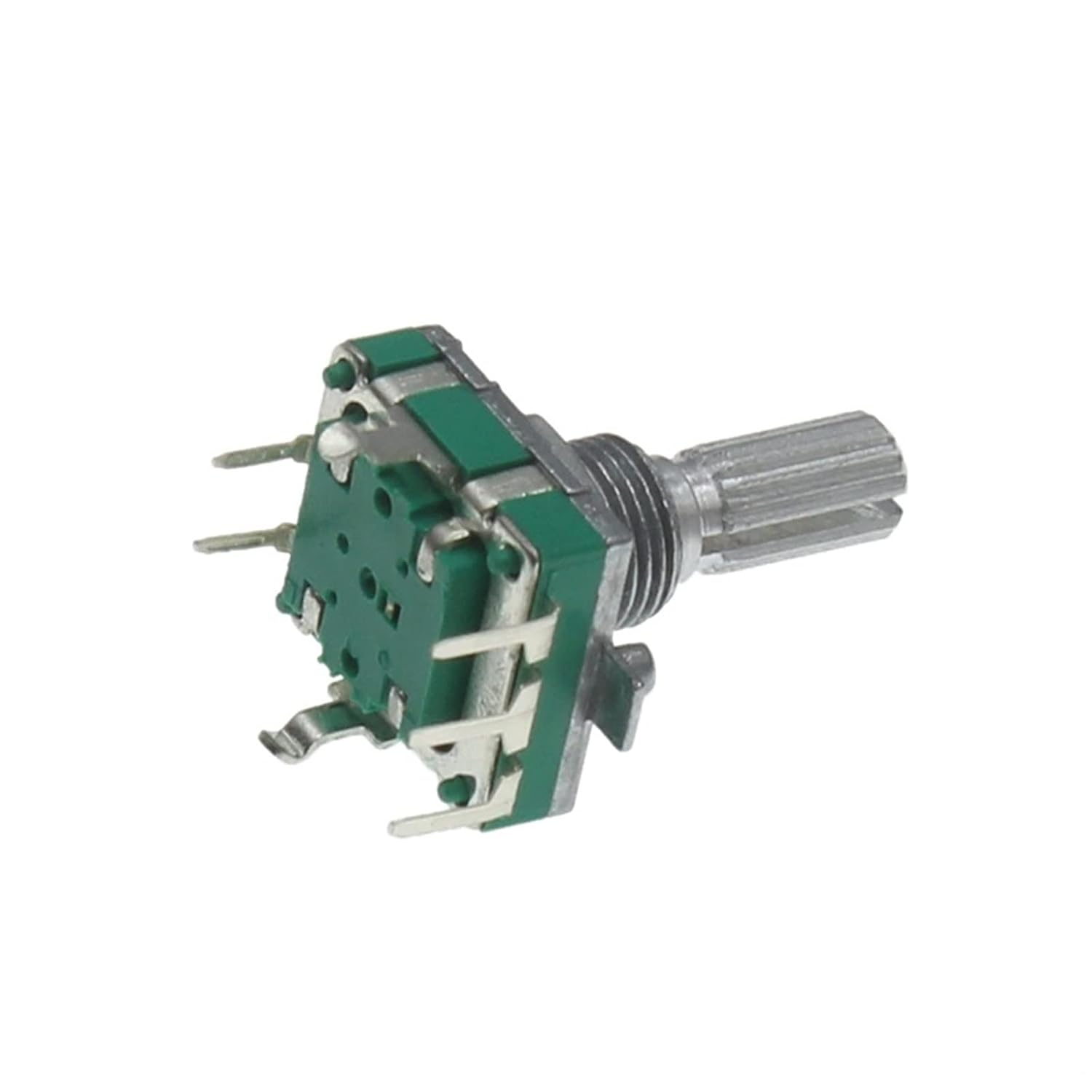 10PCS 360 Degree Rotary Encoder Switch EC16 Encoder Audio Coding 5Pin Handle Long 20MM Push Switch