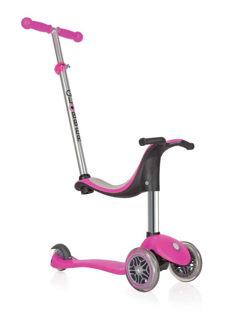 Globber Evo 4 in 1 Plus 453-132 Neon Pink