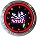Tiki Bar Neon Clock