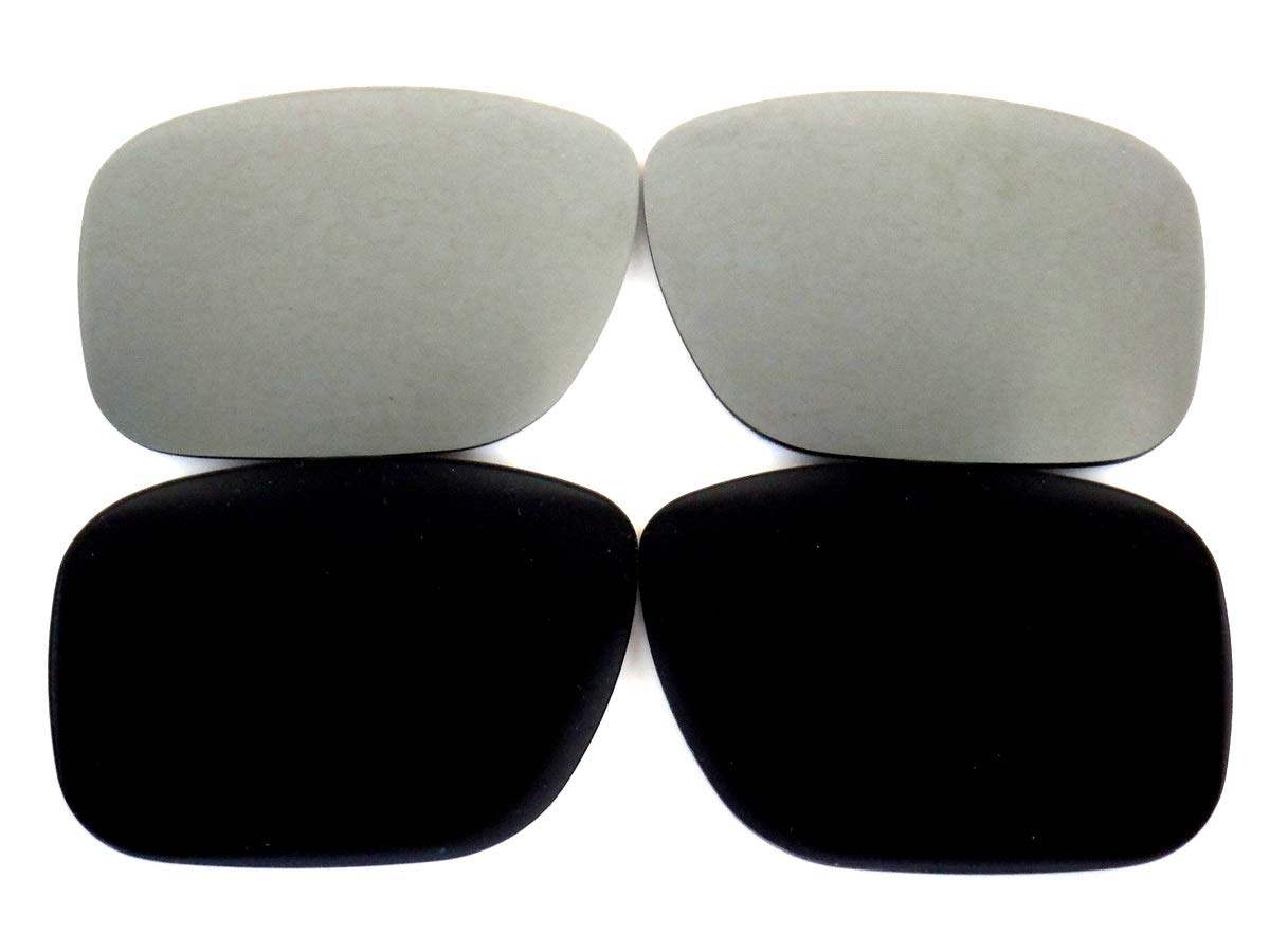 GALAXYLENSEGalaxy Replacement lenses For Oakley Holbrook Multiple Color (Black/Titanium)