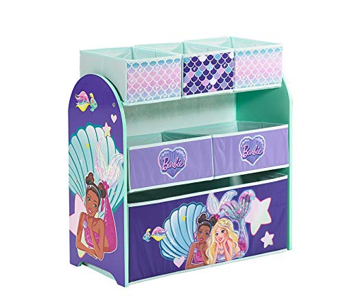 Barbie Mermaid Multi-Bin Toy Organizer, Multi Color
