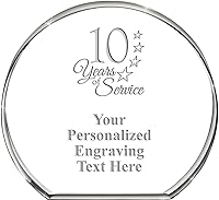 Vista 34 de Pisapapeles de círculo permanente, regalo de pisapapapeles de cristal corporativo grabado personalizado