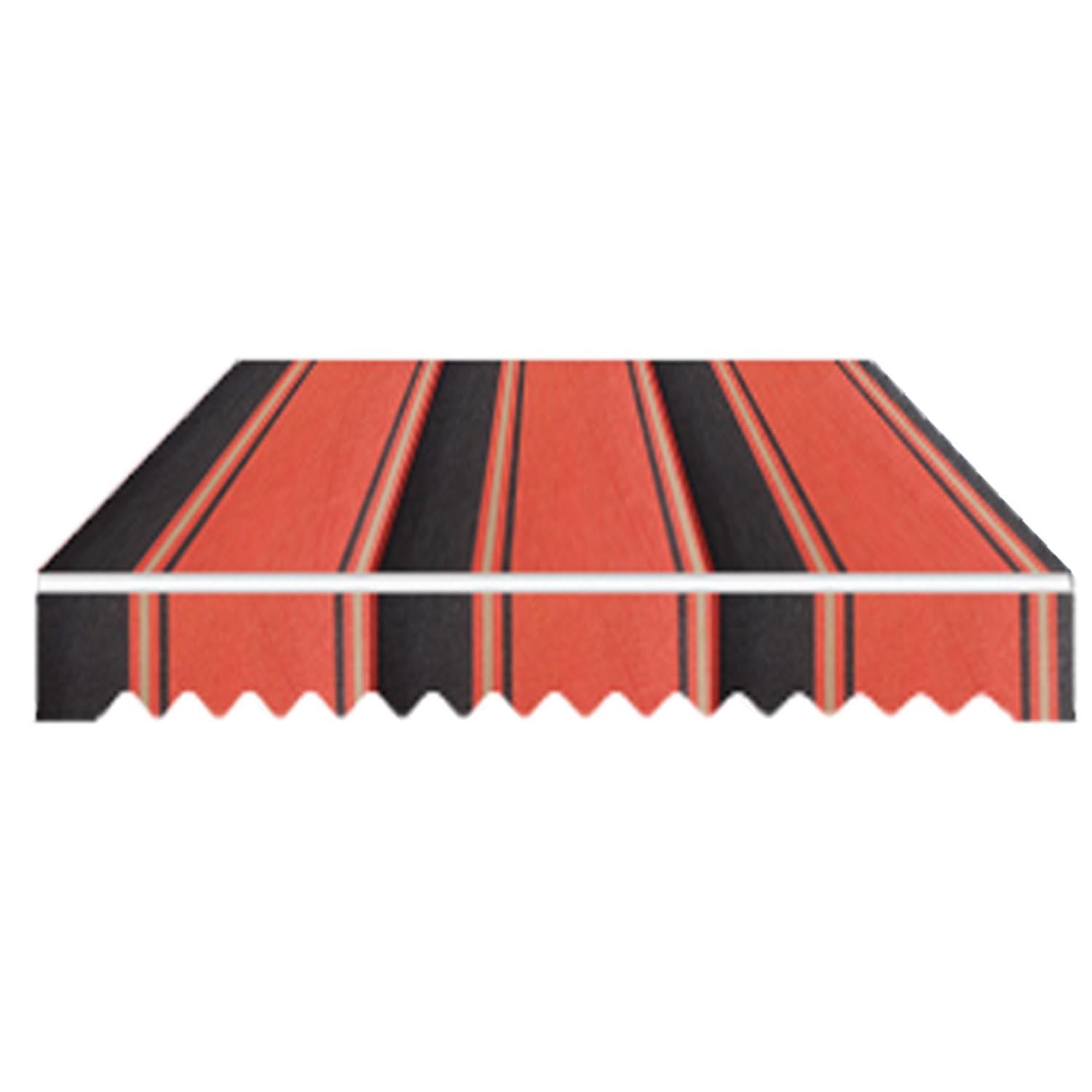 Tissu de rechange pour auvents et toile de store banne, housse de pare-soleil rayée