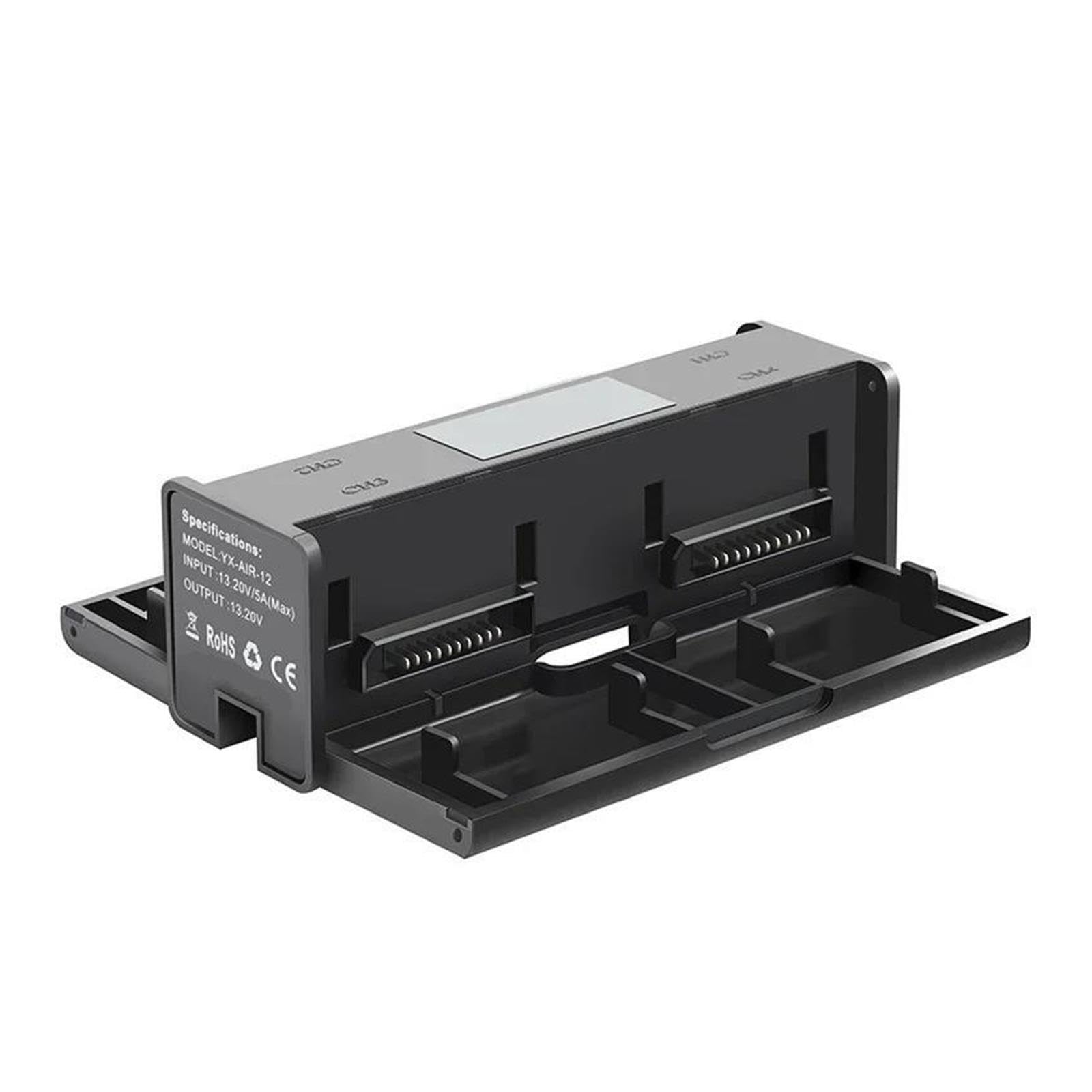Scheda di ricarica 4 in 1, compatibile con DJI, Mavic Air 2/Mavic Air 2S | Hub batteria, ingresso 13.2V/2.82A(MAX), uscita 13.2V, 12 x 3.6 x 4CM, 90G