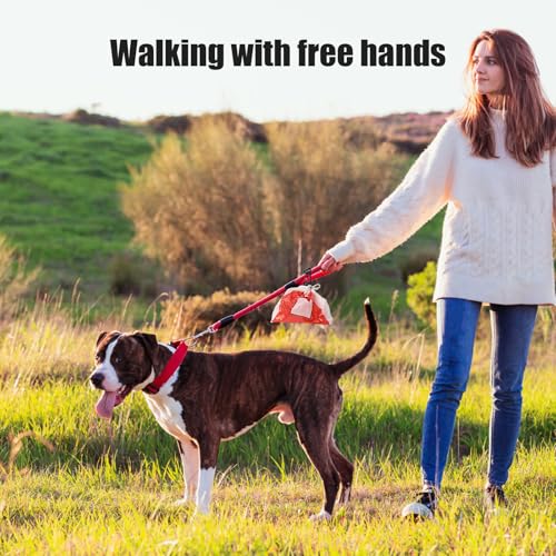 Image of PEUTIER 3 Packs 2 in 1 Dog Poop Bag Holders with Metal Used Bag Carriers, Dog Poop Bag Dispenser for Leash Large Opening Dog Walking Accessories for Easy Access to Doggie Waste Bags (Black)