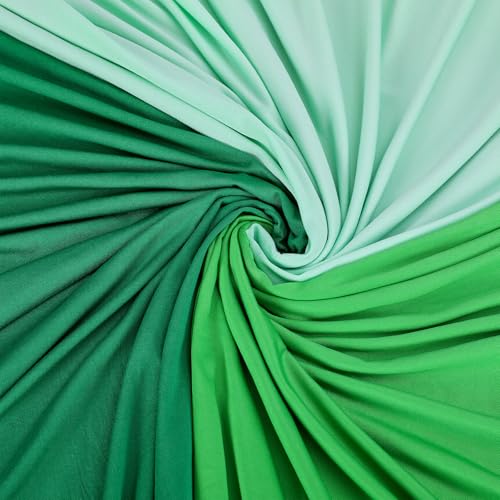 Image of SoarDream Green Arch Backdrop Cover Double-Sided 6FT 6.6FT 7.2FT Set of 3 Spandex Fitted Arch Wall Stretchy Backdrop Covers for Outdoor Birthday Party Stand Decorations