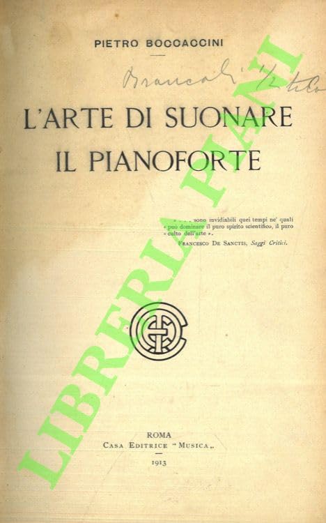 L’arte di suonare il pianoforte.