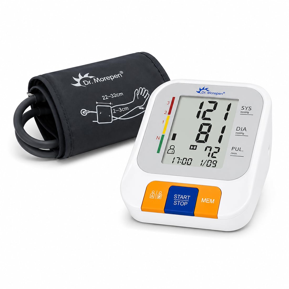 DR. MOREPEN EMZMOREPEN-BP15 Blood Pressure Monitor (White)