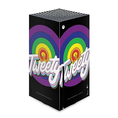 Vinyle autocollant Xbox Series X Looney Tunes Tweety skin de jeu
