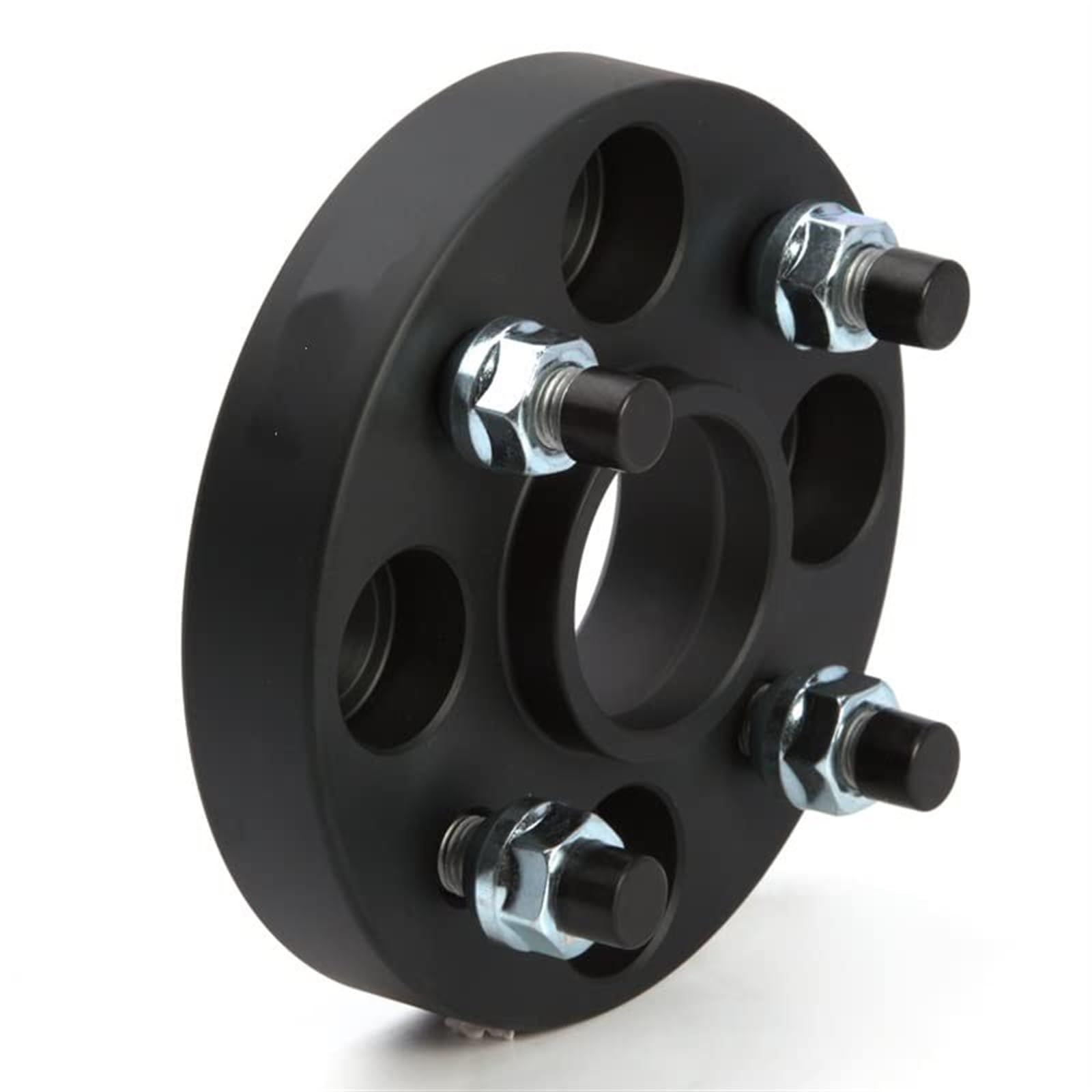 2 sztuki 20/25/30/35/40mm personalizacja dystansowe koła adaptery konwersji PCD 4x115 do 4x108 4x100 4x114.3 Adapter dystansowy do kół samochodowych(BLACK 2PCS 20mm Black)