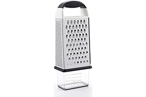 OXO Good Grips Box Grater - The Ultimate Kitchen Companion for Effortless Cheese Grating