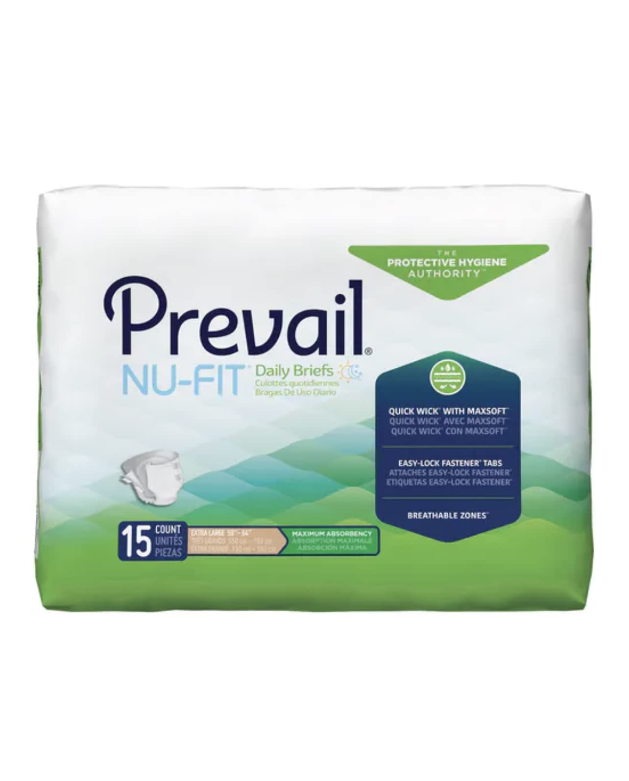 First Quality Nu-Fit Adult Brief X-Large FQNU0141