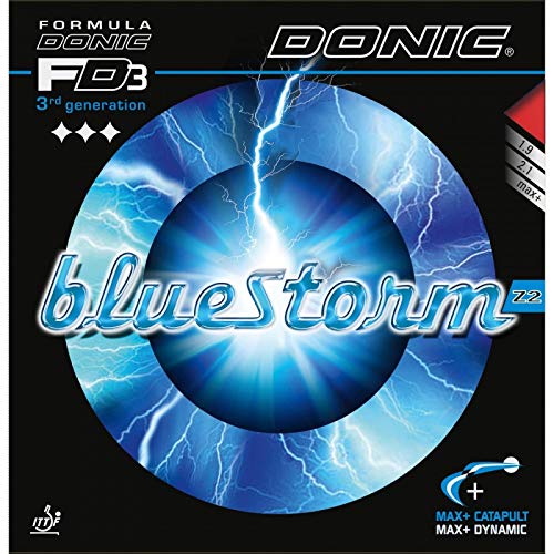 DONIC Cover Bluestorm Z2 Color 2.3 mm, blue, Size 2.3 mm, blue