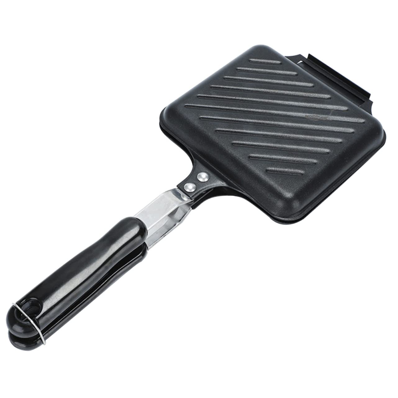 ABOOFAN Non Stick Sandwich Baking Pan Double Sided Kitchen Gadget for Even Heating Versatile Cooking Tool for Sandwiches Waffles and More Compatible with Gas Induction Cookers