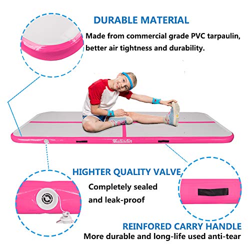 image for Matladin 10'x3.3' Gymnastics Exercise Mat Inflatable Tumbling Mats, Ai