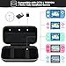 Supmay Carrying Case Compatible with CCTU / TEBIYOU Kids Handheld Games Preloaded 218 Retro Video Games, Portable Gaming Electronic Toys Storage Holder Travel Bag with Mesh Pocket, Black(Cube)