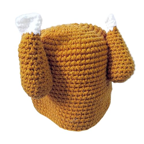 Gorro de de Acción de Gracias | Gorro de tostado de Acción de Gracias para adultos | Gorro de punto cálido de pierna de para adultos