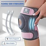 MAYKI Knee Brace with Patella Gel Pad for Women 1 PCS, Adjustable Breathable Knee Supports for Arthritis/Ligament Damage, Running/Weight Lifting - Image 3
