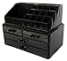 Sodynee Makeup Cosmetic Organizer Cosmetics Organizers Storage Drawers, Two Pieces Set