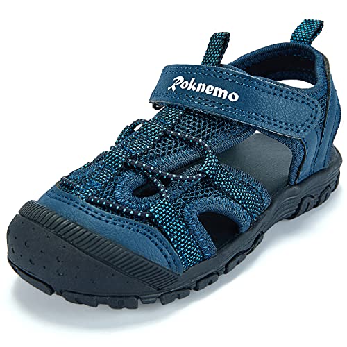 Roknemo Kids Sandals For Boys & Girls - Athletic Closed-Toe Toddler Water Shoes - Perfect For Summer Beach Hiking Outdoor Sports Unisex Child Sandals (Toddler/Little Kid) - Blue Toddler 6 #TOP15