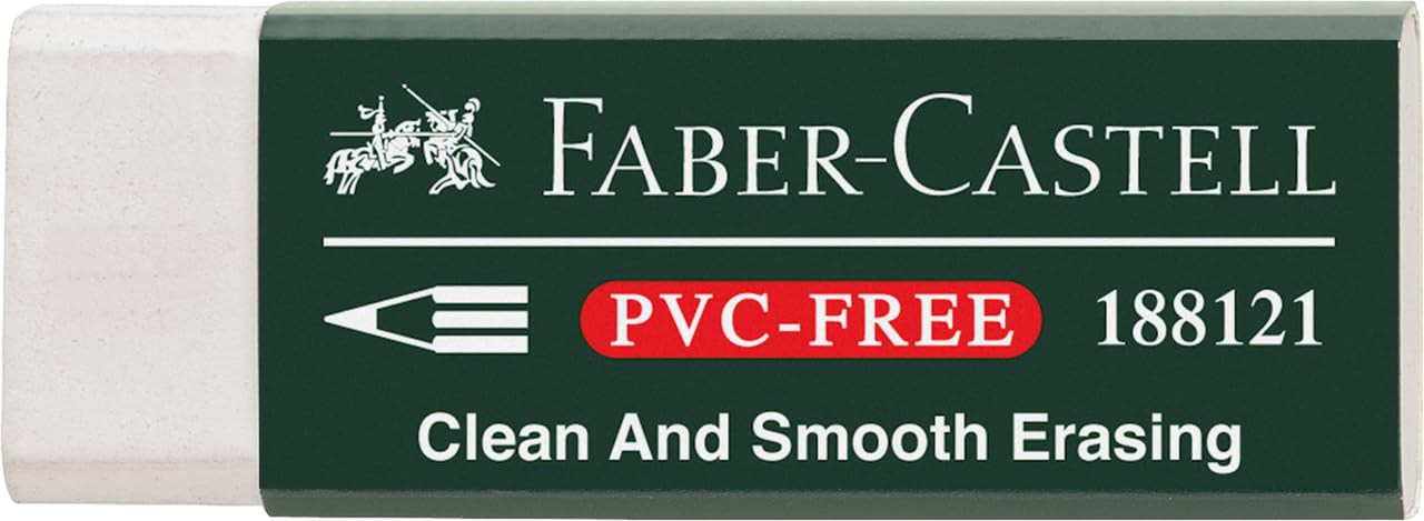 Faber-Castell Gomma da cancellare senza PVC 7081N morbida atossica 10 pezzi