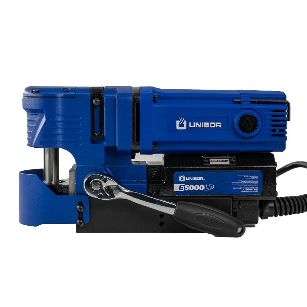 Sponsored Ad - Unibor Low Profile Magnetic Drill Press - E5000LP ELITE Range 2" Cutter Capacity, Low Profile Mag Drilling Machine, Smart Control | LiftShield, LED Work Light, Variable Speed Lightweight 1200W Power