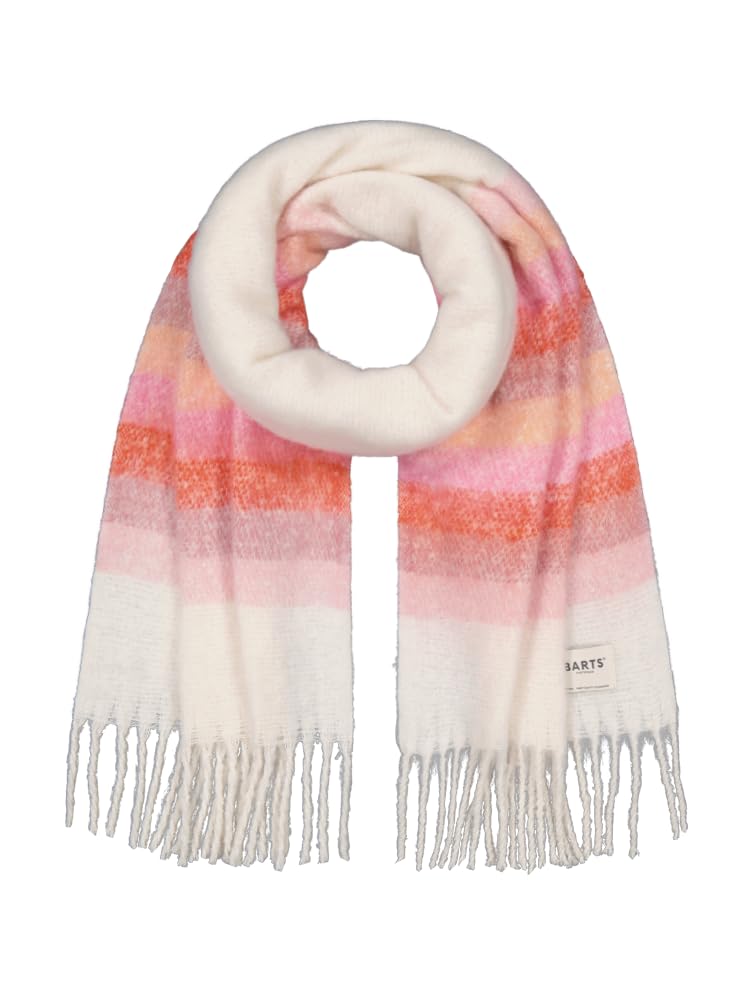 Barts Women's Cream White Tylur Soft Scarf - Fringed Winter With Fringes Autumn-Winter - One Size