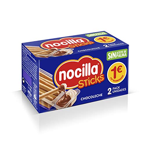Sticks con crema de cacao y leche de avellanas Nocilla caja 60 g