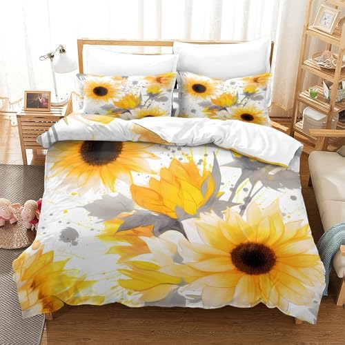 Housse de couette hypoallergique lit simple pour peau sensible